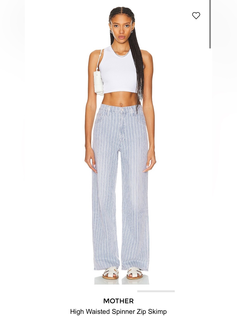 Mother Denim High Waisted Spinner Skimp Jeans
